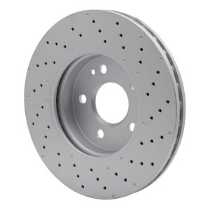 Mercedes-Benz GLA200 Brake Rotor (1) - Front - R1 Concepts - GeoSPEC Coated, Drilled - `12-`17